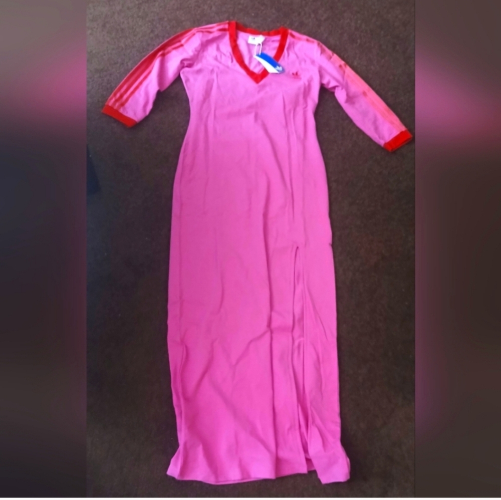Adidas Pink and Red Women's Dress